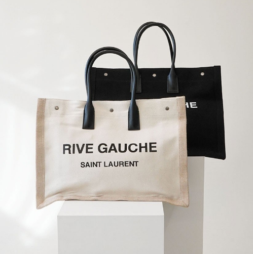 (국내배송) 생로랑 RIVE GAUCHE 리브고쉬 캔버스 토트백