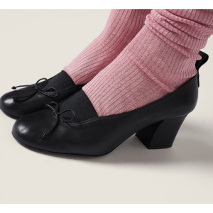 (국내배송) 미우미우 엘랑 나파 가죽 펌프스