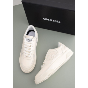 (국내배송) 샤넬 스니커즈 카프스킨 & 화이트