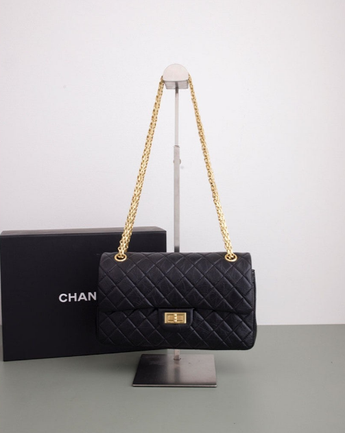 (국내배송) 샤넬 빈티지 카프스킨 2.55 플랩 백