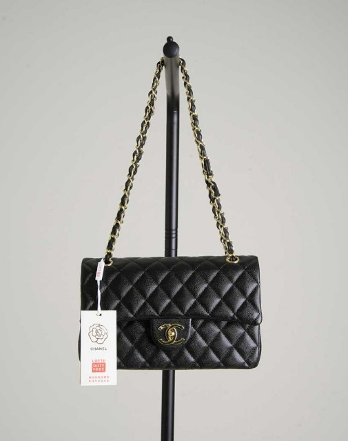 (국내배송) 샤넬 클래식 캐비어 스몰 플랩백