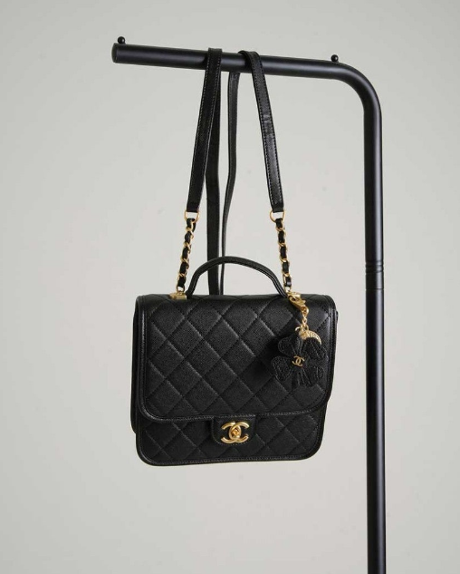 (국내배송) 샤넬 25-26 캐비어 카프스킨 백팩