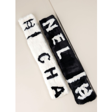 (국내배송) 샤넬 수입고급 CC 레터링 로고 시어링 퍼 머플러