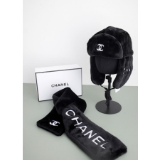 (국내배송) 코코샤넬 시어링 트래퍼 햇 & 머플러 세트