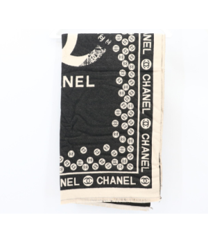 (국내배송) 샤넬 로고 양면 머플러