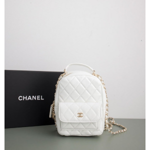 (국내배송) 샤넬 24 크루즈 캐비어 탑핸들 미니 백팩