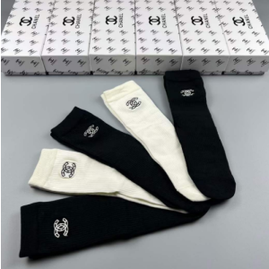 (국내배송) 샤넬 남녀공용 5종 양말세트