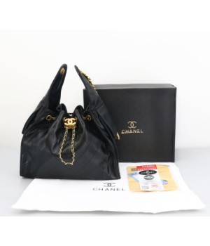 (국내배송) 샤넬 25백 미듐 숄더백 블랙 금장