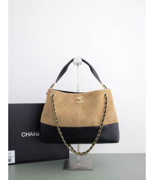 (국내배송) 샤넬 배색 카프스킨 쇼핑백