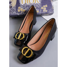 (국내배송) 디올 CD 금장 로고 펌프스 힐