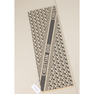 (국내배송) 디올 오블리크 패턴 사선로고 울 머플러