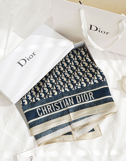 (국내배송) 디올 트윈 오블리크 55 스퀘어 스카프