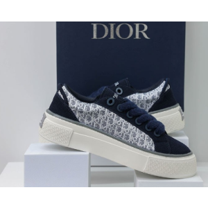 (국내배송) 디올 스웨이드 자카드 네이비 블루