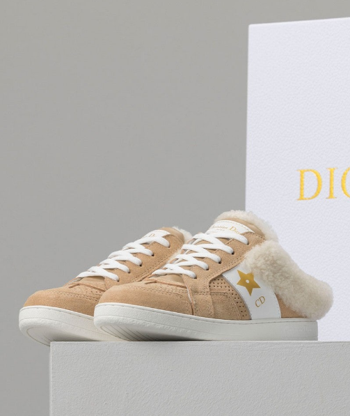 (국내배송) 디올 Dior Star Sneakers Beige Suede Calfskin Beige