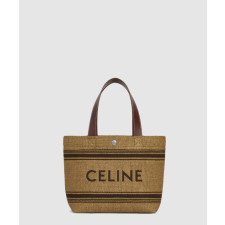 셀린느 미니 카바스 텍스타일 라피아 116992