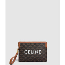 셀린느 스몰 트리옹프 스트랩 파우치 10J502