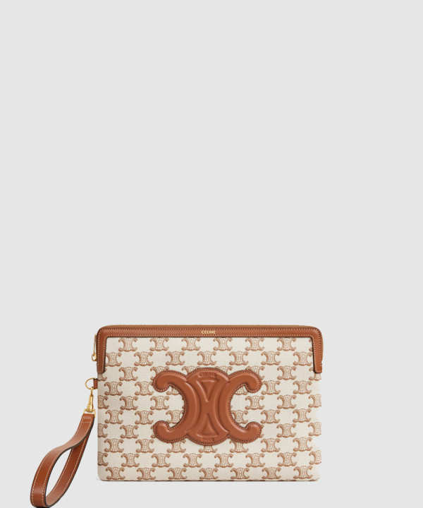 셀린느 스몰 트리옹프 스트랩 파우치 10J502