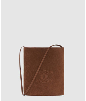 셀린느 트리옹프 스웨이드 버킷백 194953