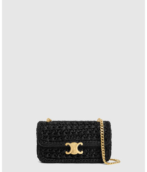 셀린느 클라우드 라피아 이펙트 체인 숄더백 112252