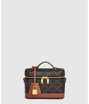 셀린느 트리옹프 로고 베니티 토트 숄더백 119462