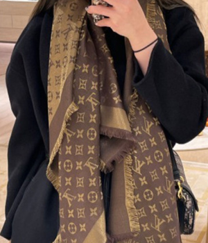 (국내배송) 루이비통 수입 모노그램 샤인 숄 머플러