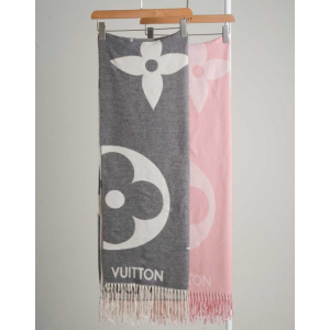 (국내배송) 루이비통 모노그램 빅로고 에센셜 울 머플러