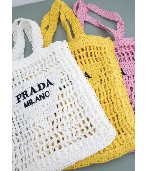 (국내배송) 프라다 크로셰 토트백