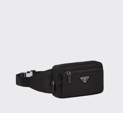 (국내배송) 프라다 리나일론 사피아노 가죽 벨트백