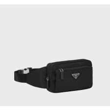(국내배송) 프라다 리나일론 사피아노 가죽 벨트백