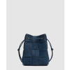 보테가베네타 카세트 데님 버킷백 743789