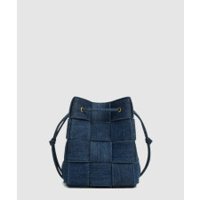 보테가베네타 카세트 데님 버킷백 743789