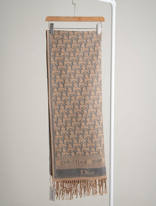 (국내배송) 디올 오블리크 캐시미어 프린지 머플러