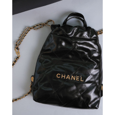 (국내배송) 샤넬 22 레더 백팩 스몰