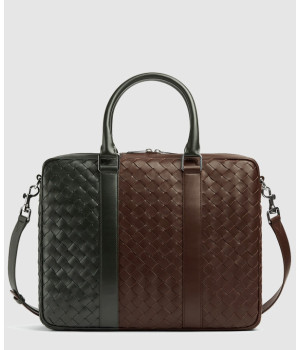 보테가베네타 인트레치아토 라지 브리프케이스 755128