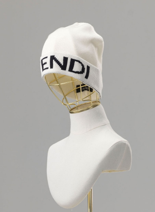 (국내배송) 펜디 화이트 울 비니