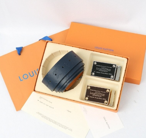 (국내배송) 루이비통 투버클 컷팅 양면 벨트