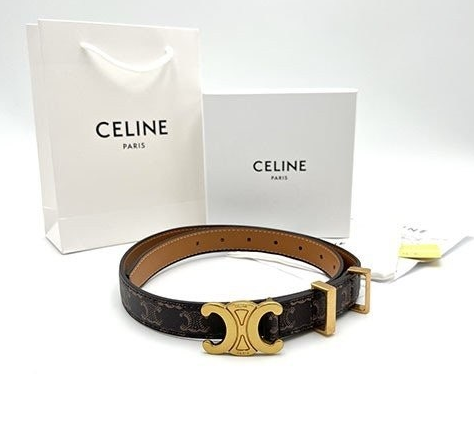 (국내배송) 셀린느 트리옹프 캔버스 여성 벨트