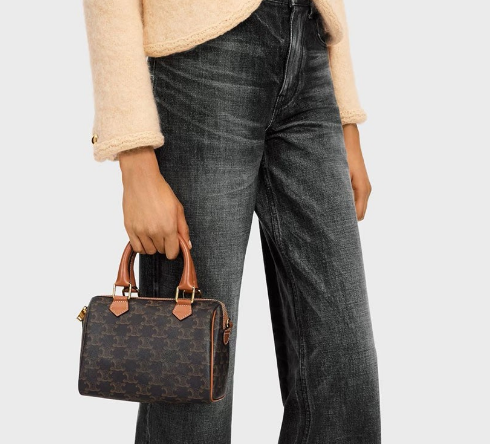 (국내배송) 셀린느 트리옹프 캔버스 스몰 보스턴 백