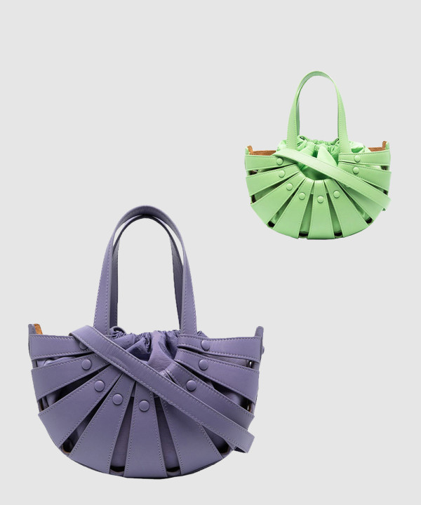 보테가베네타 쉘 컷 아웃 스몰 크로스백 651819