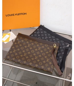 (국내배송) 루이비통 모노그램 이클립스 포쉐트 아폴로 클러치 백