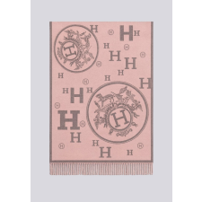 (국내배송) 에르메스 H로고 아트워크 울 자카드 태슬 숄 머플러