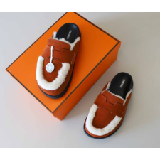 (국내배송) 에르메스 스웨이드 고(GO) 뮬 슬리퍼