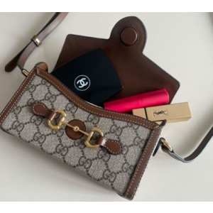 (국내배송) 구찌 홀스빗 1955 GG 수프림 미니 숄더백