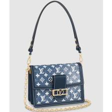 루이비통 도핀 MM 모노그램 자카드 데님 M59631