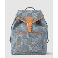 루이비통 몽수리 백팩 다미에 데님 N40708