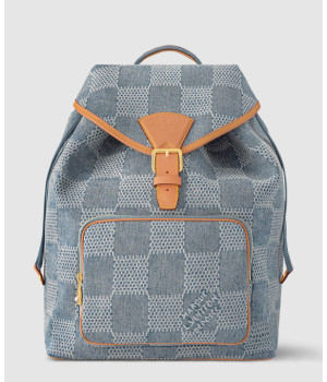 루이비통 몽수리 백팩 다미에 데님 N40708