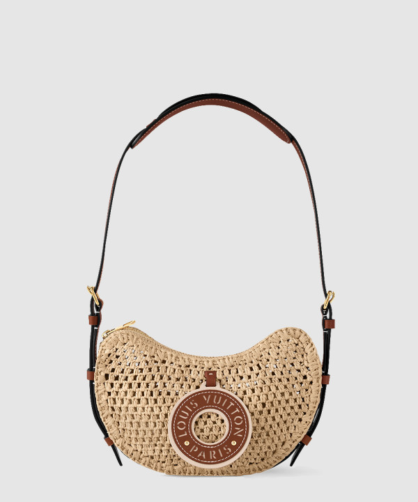 루이비통 크로와상 MM 라피아 M24811