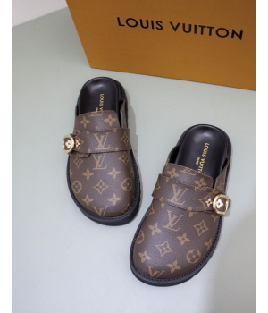 (국내배송) 루이비통 코지 클로그 뮬 슬리퍼