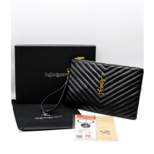 (국내배송) 생로랑 YSL 모노그램 마틀라세 클러치