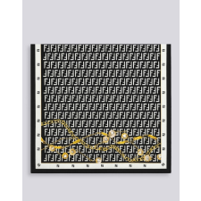 (국내배송) 펜디 FF 골드 체인 실크 숄 스카프